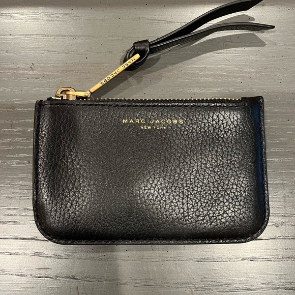 Marc Jacobs Black Coin Card Key Pouch Wallet - Picture 2 of 13